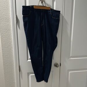 Old Navy Women's Dark Blue Super Skinny Jeans